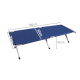 Sport Feldbett Klappbett 186 x 70 x 43 cm cm Stabiles Campingbett bis 110 kg Belastbar Tragbar Tasche Liege Reise Bequem Malatec 555 Dunkelblau
