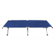Sport Feldbett Klappbett 186 x 70 x 43 cm cm Stabiles Campingbett bis 110 kg Belastbar Tragbar Tasche Liege Reise Bequem Malatec 555 Dunkelblau