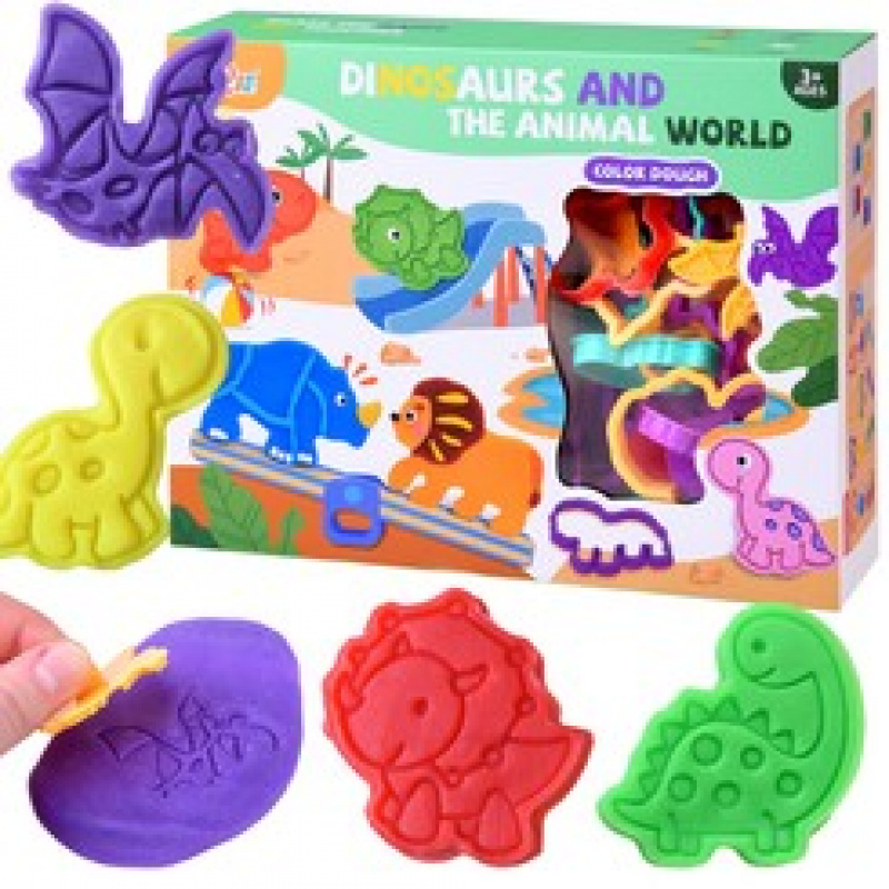 Knetmasse Set Dinosaurier Form ZA4293