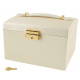 Schmuckkästchen mit Schlüsselspiegel beige ISO 6347