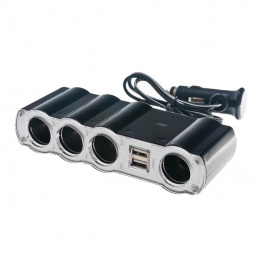 K454A ADAPTER ZAPALNICZKI 1 NA 4 + USB