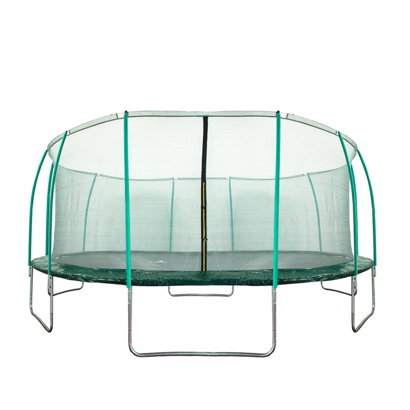 Aga SPORT FIT Trampolin 496 cm 16 ft Dunkelgrün + inneres Schutznetz