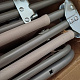 Aga 2x verstellbare Gartenliege mit Sonnendach Beige 6DAZ469 - II. WAHL