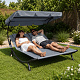 Linder Exclusiv Gartenliege für zwei Personen mit Baldachin MC4901