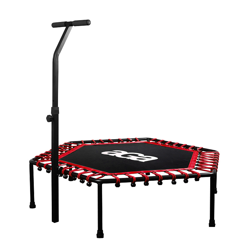 Aga FITNESS Trampolin 130 cm Rot + Griff - II. WAHL