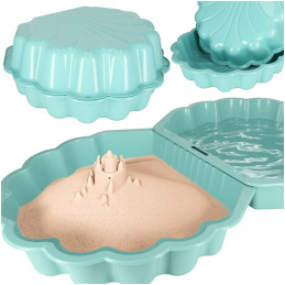 Pískoviště s uzavřeným bazénem Shell Twins double 2v1 160x87,5x19,5cm mincovna