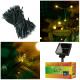 Aga Solar-Lichterkette 20 m 200 LED Warmweiß