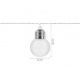 LED-Lichterkette Glühbirnen warmweiß 20Stk ISO 8623