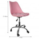 Bürostuhl rosa Malatec 16428