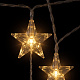 Linder Exclusiv Weihnachtsbeleuchtung Anhänger Sterne 40 LED Warmweiß
