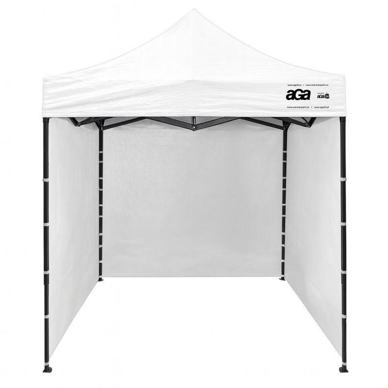 Aga Pavillon, Pop-up-Pavillon, Partyzelte, Faltpavillon  2x2m Weiß