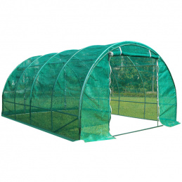 Aga Garten-Foliengewächshaus Polytunnel Folienhaus Pflanzenhaus 4x3x2 m