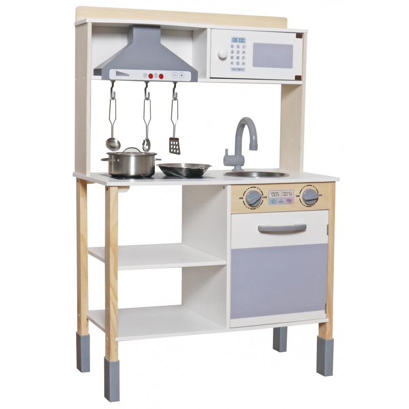 Aga4Kids Hölzerne Kinderküche Spielzeugküche MR6080