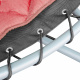 Aga Hängesessel Domingo mit Gestell – Rot, Hängeschaukel für Garten & Balkon, Indoor und Outdoor, Wetterfest & Ergonomisch
