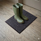 Linder Exclusiv Fußmatte 80x120 cm Grau