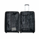 Aga Travel Kofferset 3-teilig MR4679 – Leichte & robuste Polypropylen-Hartschale, TSA-Schloss, 360° Rollen, Handgepäck 33/63/93L, Schwarz