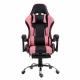 Aga Gaming-Stuhl mit Fußstütze DS5011 Rosa