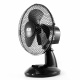 Aga Tischventilator 23 cm MR8114 Schwarz