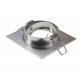 Quadratischer Deckenstrahler 71017 ALU Deckenleuchte Deckenlampe Deckenstrahler silber EXCLUSIVE