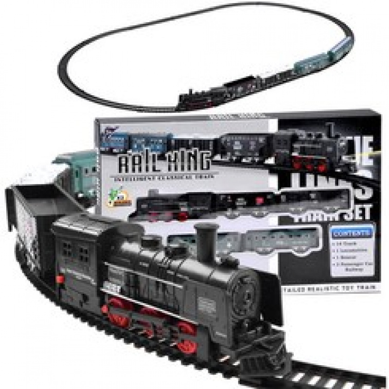 Elektrische Zuglokomotive mit Waggons RC0448