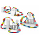 Bunte flexible Autoschiene 184 ele 4m ZA4379 universal