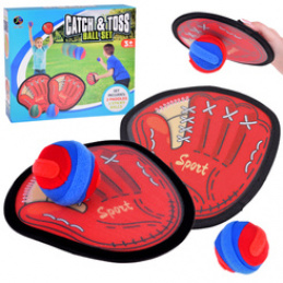 Gra sportowa Catchball zestaw 2 x Tarcza + 2 piłki Idealna zabawa SP0829 uniwersalny