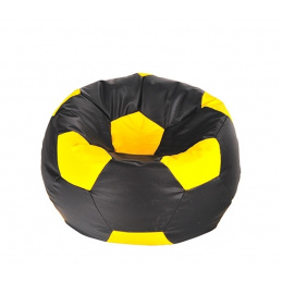 Aga Sitzsack Relaxationbag BALL XXXL Gelb - Schwarz