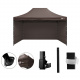 Aga Pavillon, Pop-up-Pavillon, Partyzelte, Faltpavillon  3x4,5m Braun