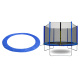 Aga Trampolin Randabdeckung 305 cm 10 ft Blau, Randschutz, Trampolinzubehör, Federabdeckung für Trampolin