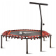 Aga Smart FITNESS Trampolin 130 cm Rot + Griff