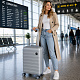 Linder Exclusiv Reisekoffer 40x20x55 cm Hellgrau