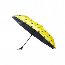 Aga Kinderschirm, Regenschirm, 95 cm Gelb, Klappschirm mit Automatik-Öffnung, Taschenschirm