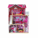 Aga4Kids Grosses XXL Elegantes Puppenhaus in leuchtenden Farben CHARLOTTE, für Puppen bis 30cm - Barbie