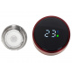 Aga LED Thermoskanne 500ml Weinrot