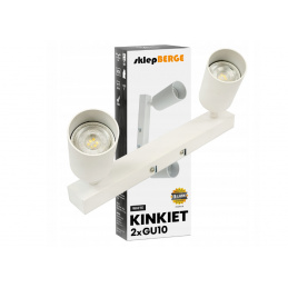 LED Deckenleuchte VIKI-X LED-Deckenleuchte LED-Deckenlampe LED-Deckestrahler 2x GU10 - weiß