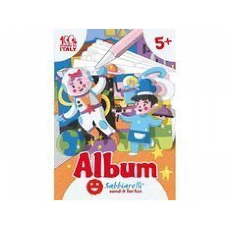 Album do kolorowania piaskiem Zawody 5l+ SABBIARELLI uniwersalny