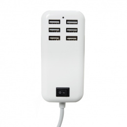 G13A ŁADOWARKA SIECIOWA  USB 6 PORTÓW
