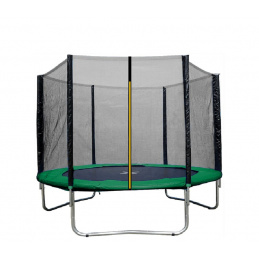 Aga SPORT UNI Trampolin 250 cm Dunkelgrün + Schutznetz + Leiter