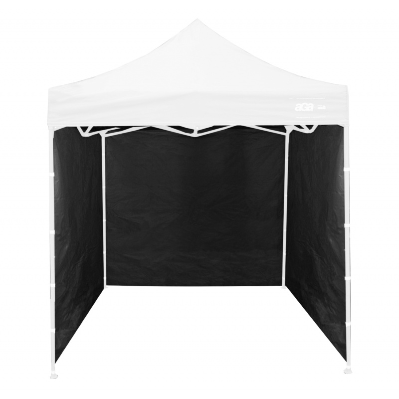 Aga Seitenwand zum Verkaufsstand 2x2m Schwarz