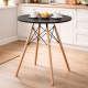 Aga Esstisch 60 cm Schwarz