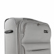 Aga Travel Kofferset 3-teilig MR4676 – Reisekoffer, Oxford-Gewebe, TSA-Schloss & 360° Rollen, Handgepäck, 35L/65L/95L, Hellgrau