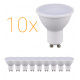 10x LED-Glühbirne - GU10 - ECOPLANET - 10W - 900Lm - kaltweiß
