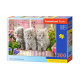 CASTORLAND Puzzle 300 Teile - Drei graue Kätzchen
