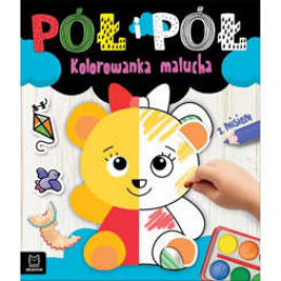 Aksjomat Pół i pół. Kolorowanka malucha z misiem KS0753 uniwersalny