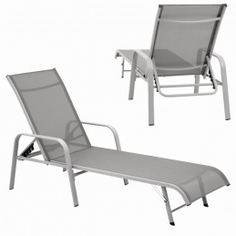 Leżak ogrodowy 5 pozycji regulacji oparcia