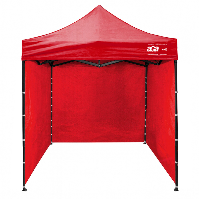 Aga Pavillon, Pop-up-Pavillon, Partyzelte, Faltpavillon  2x2m Rot