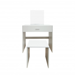Aga Schminktisch mit Hocker MRDT13-MW Weiß