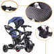 Aga Dreirad für Kinder TRIKE FIX LITE Blau