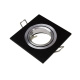 Quadratischer Deckenstrahler 71018 ALU Deckenleuchte Deckenlampe Deckenstrahler schwarz EXCLUSIVE