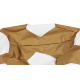 Aga Sitzsack Relaxationbag BALL XXXL Weiß - Braun